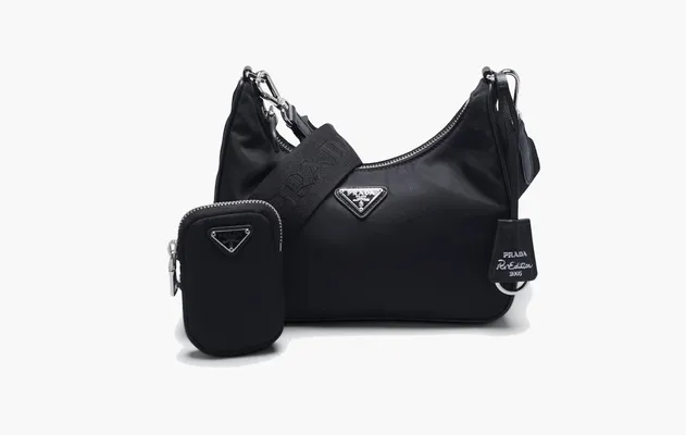 Сумки Prada Re-Edition 2005 Shoulder Bag Nylon «Black» черный