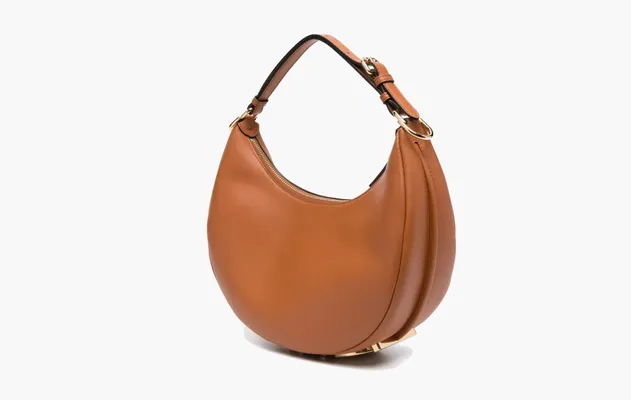 Сумки Fendi Fendigraphy Small Leather Bag «Caramel Brown» коричневый
