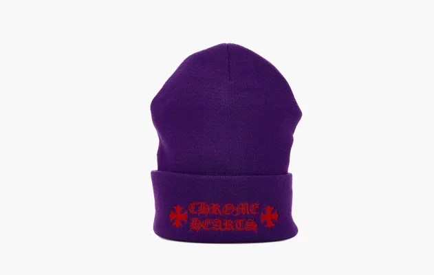 Аксессуары Chrome Hearts Watch Cap FW23 «Purple» фиолетовый