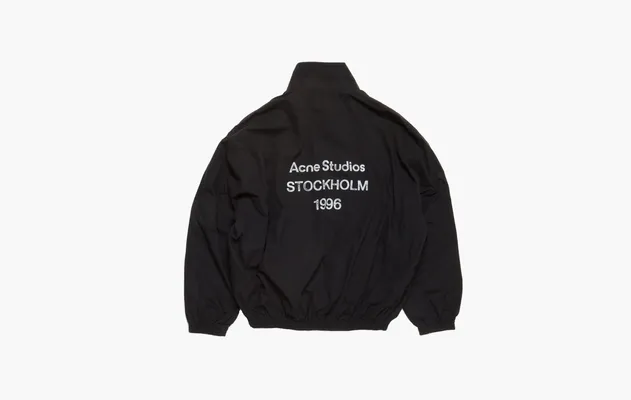 Одежда Acne Studios Logo Zipper Jacket «Black» черный