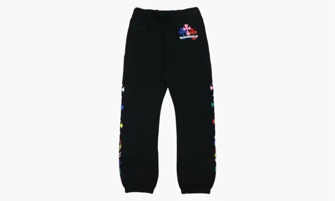 Одежда Chrome Hearts Multicolor Cross Sweatpants «Black» черный