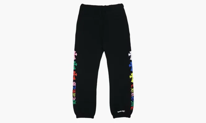 Одежда Chrome Hearts Multicolor Cross Sweatpants «Black» черный