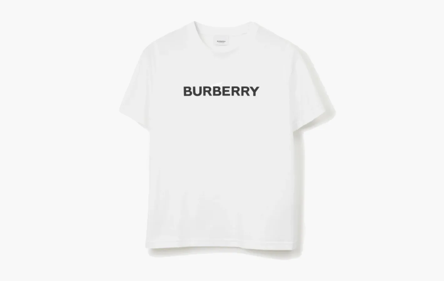 Burberry Logo-print Organic Cotton T-shirt «White»