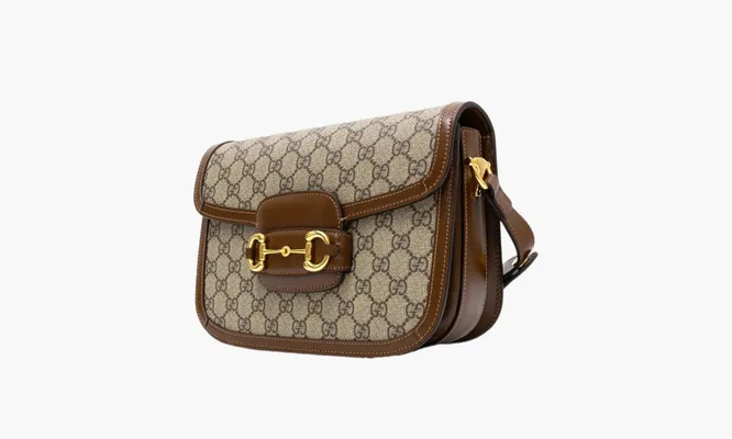 Сумки Gucci Horsebit 1955 Mini Bag «Beige/Brown» бежевый