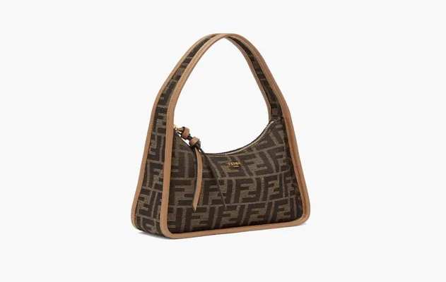 Сумки Fendi Fendessence FF Mini Fabric Bag «Brown» коричневый