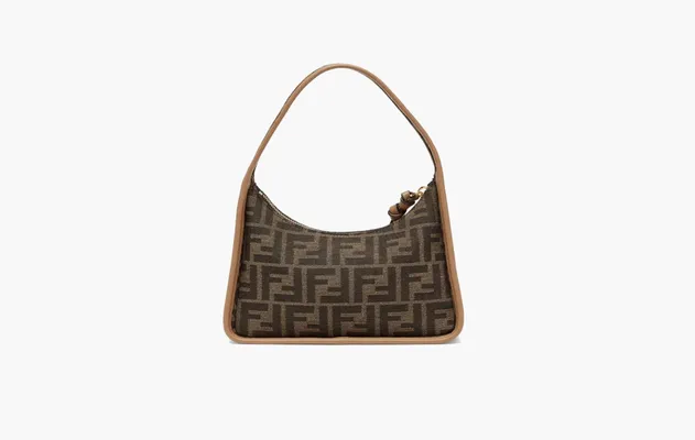 Сумки Fendi Fendessence FF Mini Fabric Bag «Brown» коричневый
