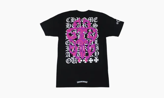 Одежда Chrome Hearts Eye Chart Dagger T-shirt «Black» черный