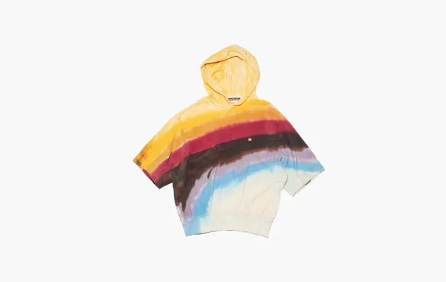 Одежда Acne Studios Rainbow Hooded Sweatshirt «Coffee Brown» разноцветный