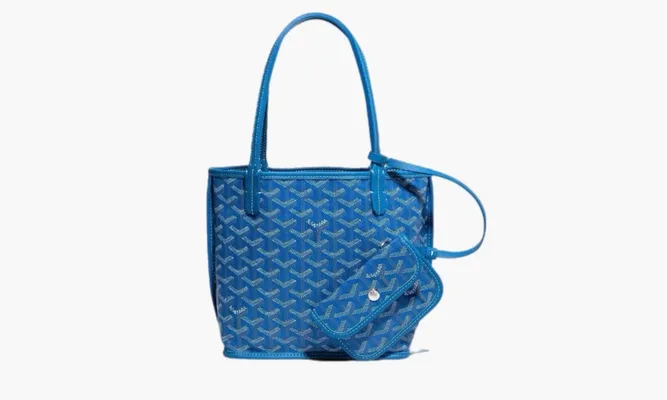Сумки Goyard Anjou Tote Mini «Sky Blue» синий
