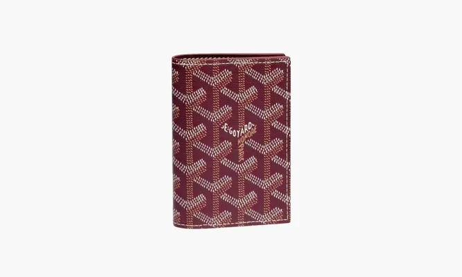 Аксессуары Goyard Saint Marc Card Holder «Bordeaux» бордовый