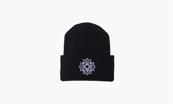 Аксессуары Chrome Hearts Plus Cross Beanie «Black» черный