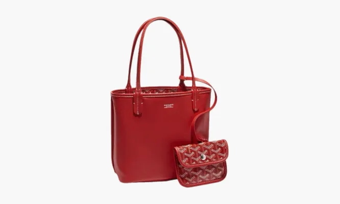 Сумки Goyard Anjou Tote Mini «Red» красный