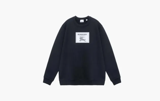 Одежда Burberry Prorsum Label Cotton Sweatshirt «Black» черный
