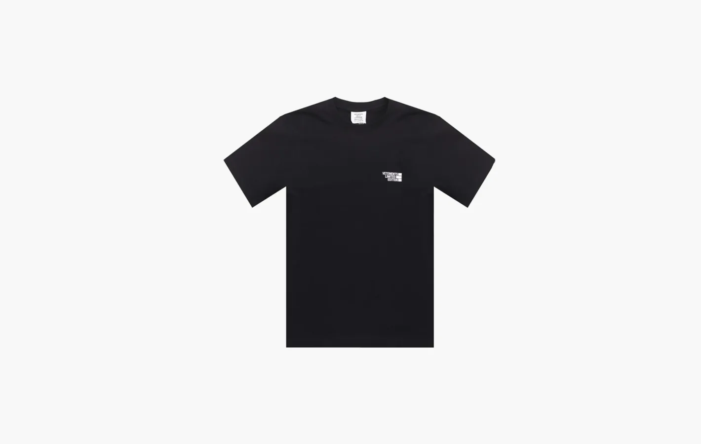 Vetements Logo Limited Edition T-shirt «Black»