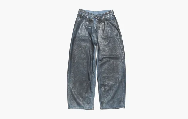 Одежда Acne Studios Trousers «Silver Blue» серебряный