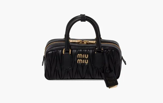 Сумки Miu Miu Matelassé Mini Arcadie Bag «Black» черный