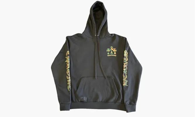 Одежда Chrome Hearts Horse Shoe Hoodie «Camo» черный