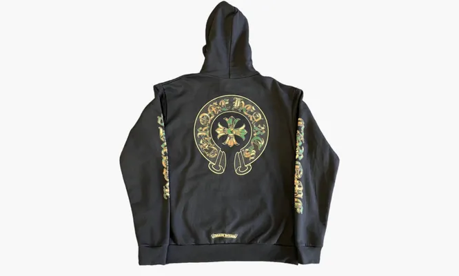 Одежда Chrome Hearts Horse Shoe Hoodie «Camo» черный