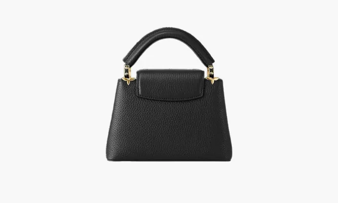 Сумки Louis Vuitton Capucines MINI Taurillion Leather «Black» черный