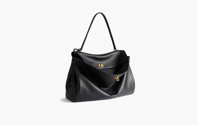 Сумки Balenciaga Rodeo Large Handbag Smooth Calfskin «Black» черный