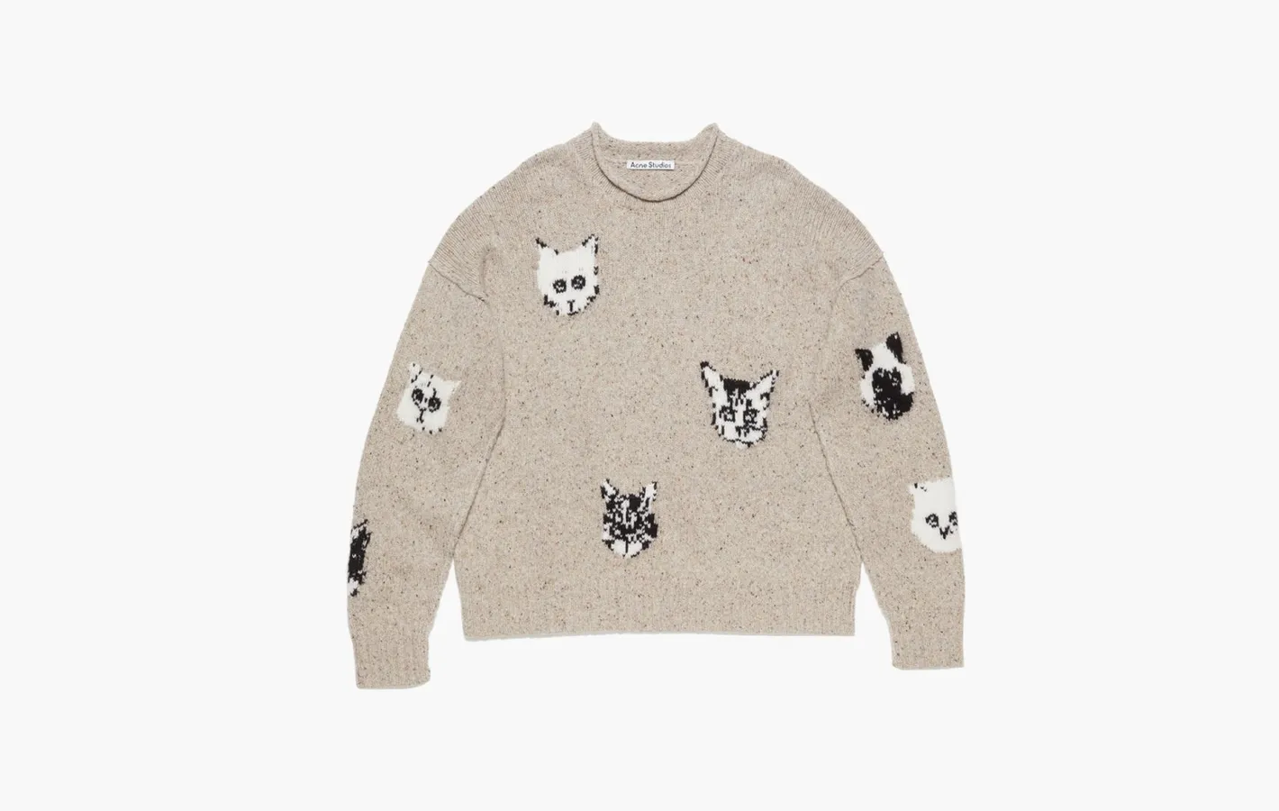 Acne Studios Jacquard Jumper «Beige»