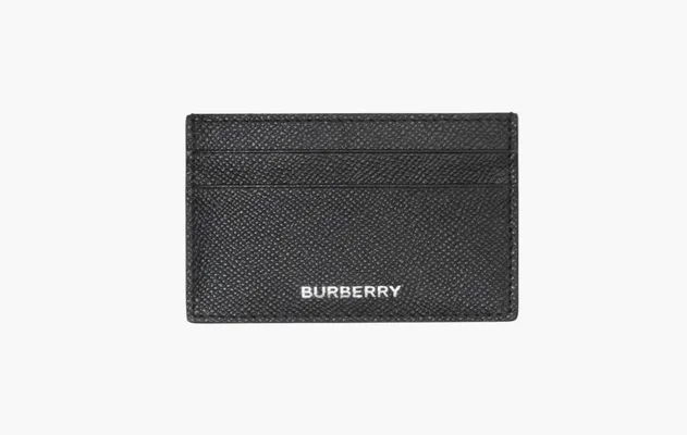 Аксессуары Burberry Grainy Leather Card Case (4 Card Slot) «Black» черный