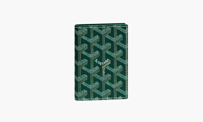 Аксессуары Goyard Saint Marc Card Holder «Green» зеленый