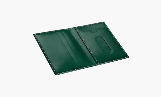 Аксессуары Goyard Saint Marc Card Holder «Green» зеленый