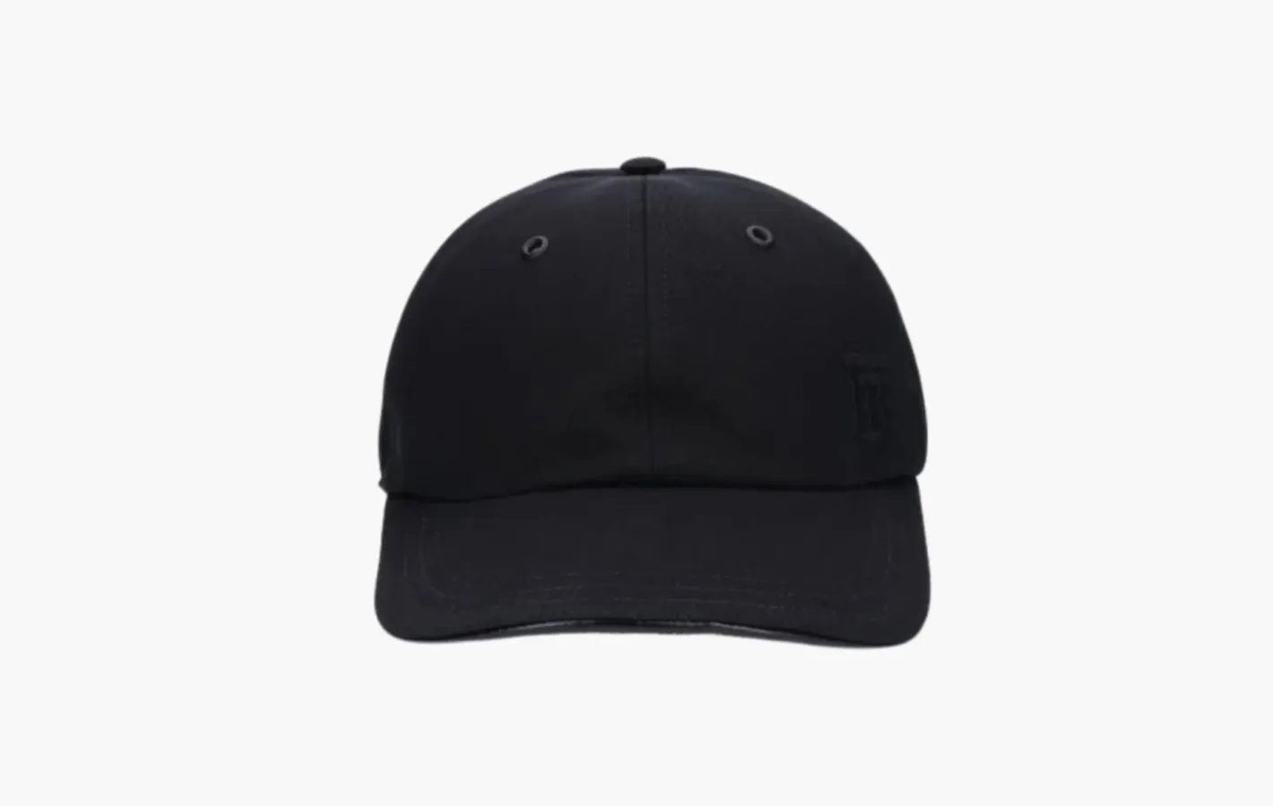Burberry Embroidered Monoghram Gabardine Cap «Black»