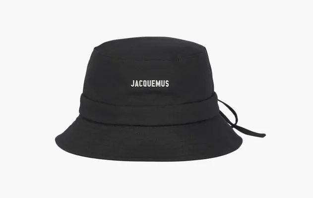 Аксессуары Jacquemus Le Bob Gadjo Bow Bucket Hat «Black» черный