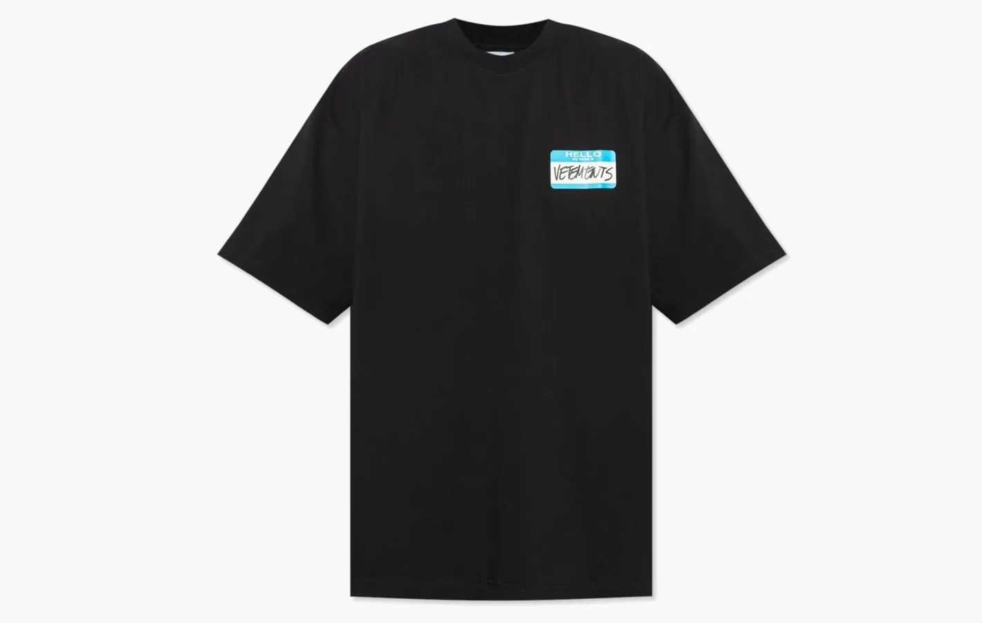 Vetements My Name Is T-Shirt «Black»