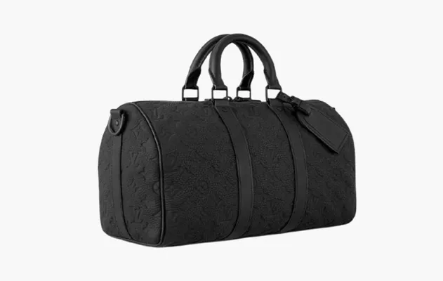 Сумки Louis Vuitton Keepall Bandouliere 35 «Noir» черный
