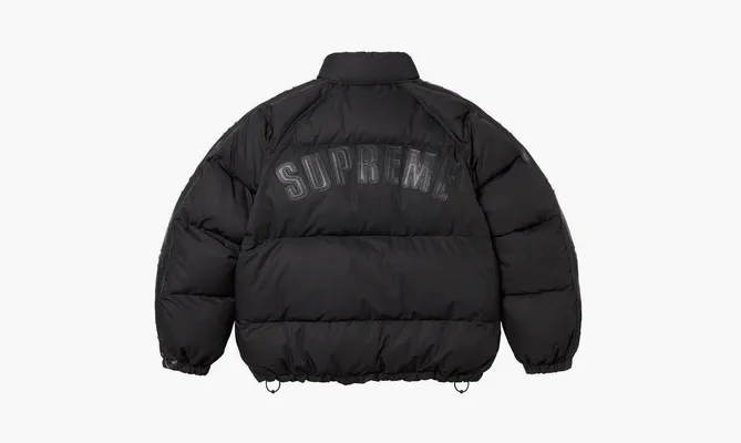Одежда Supreme Star Sleeve Down Puffer Jacket «Black» черный