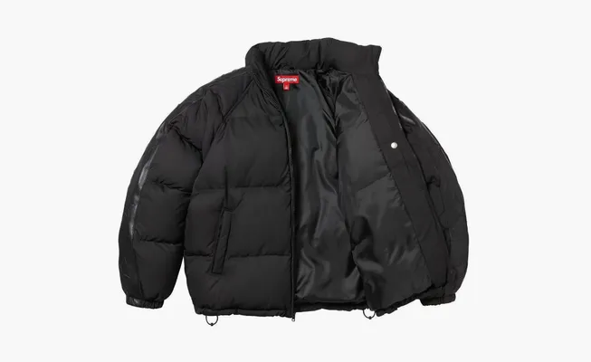 Одежда Supreme Star Sleeve Down Puffer Jacket «Black» черный