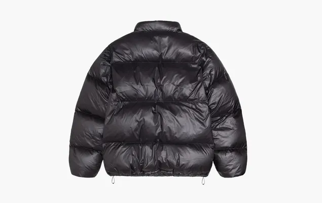 Одежда Stussy Down Puffer Parachute Ripstop «Charcoal» черный