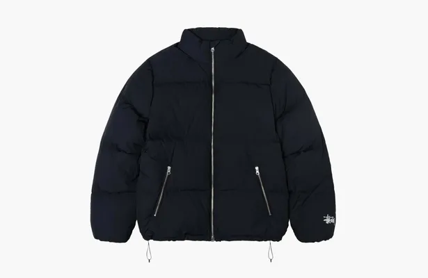 Одежда Stussy Down Puffer Nylon «Black» черный