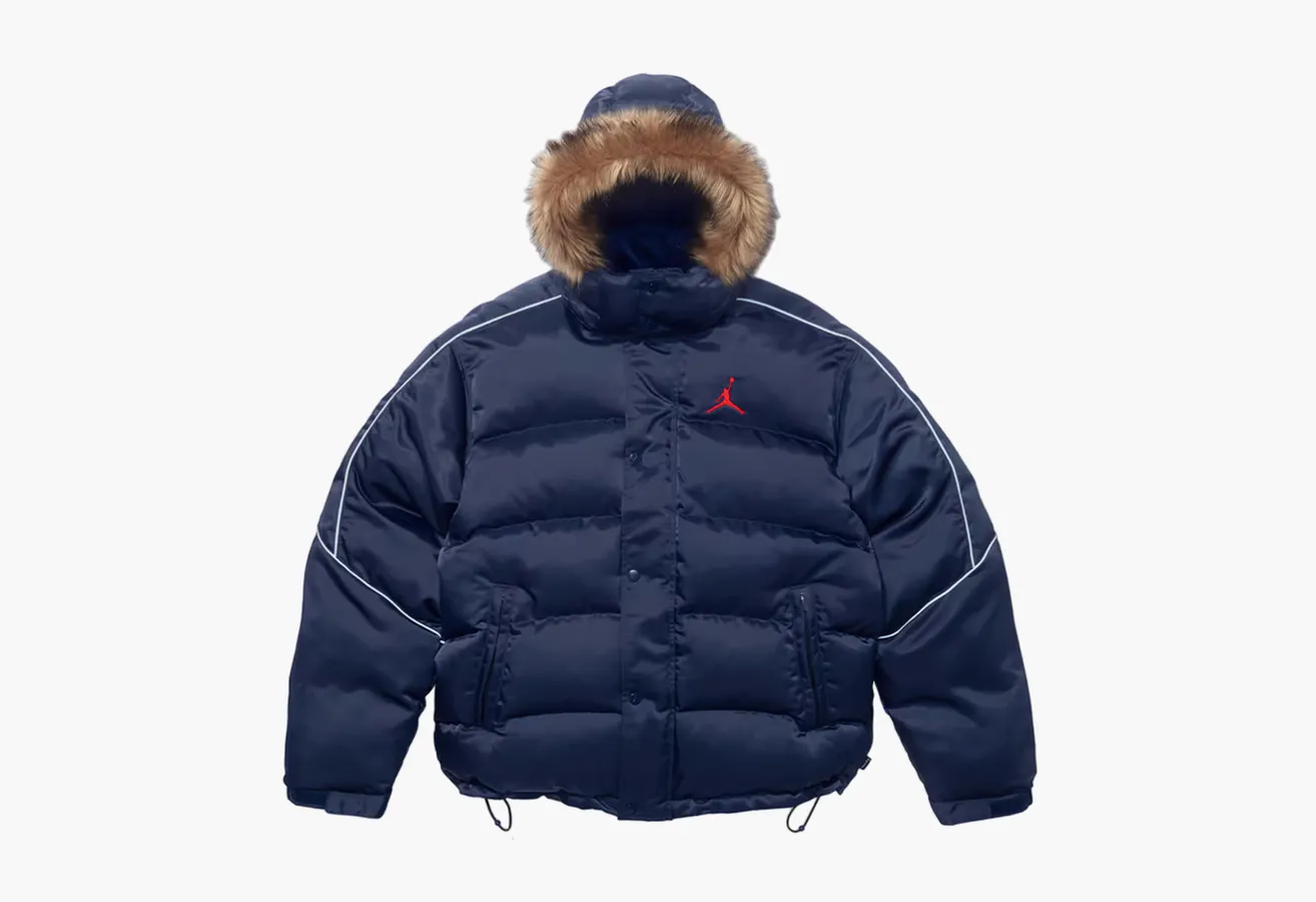 Supreme x Jordan Puffer Jacket «Navy»