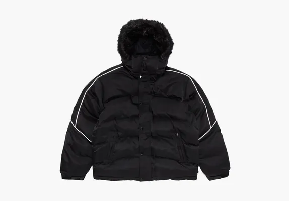 Одежда Supreme x Jordan Puffer Jacket «Black» черный