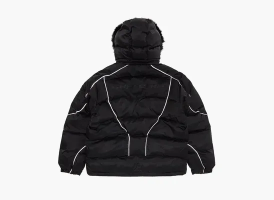 Одежда Supreme x Jordan Puffer Jacket «Black» черный