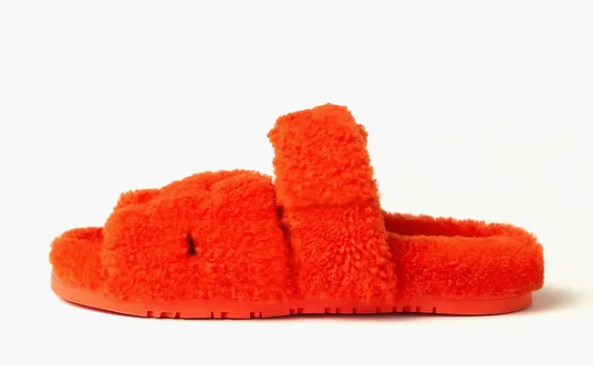 Кроссовки Hermes Chypre Slide Slippers WMNS «Orange» оранжевый