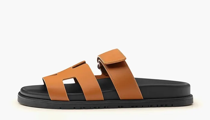 Кроссовки Hermes  Chypre Slide Slippers WMNS «Natural Color» коричневый