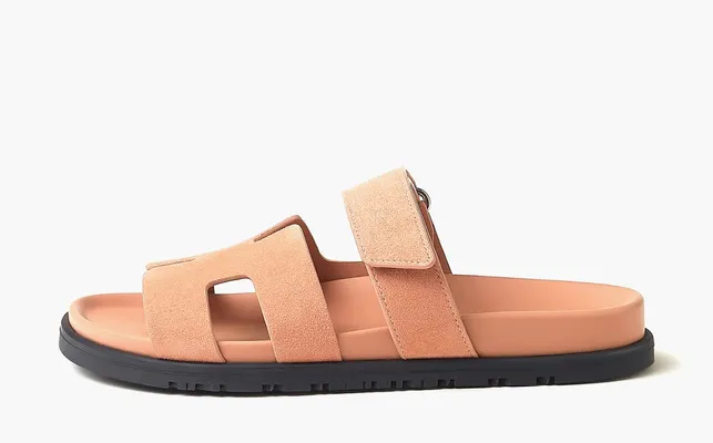 Кроссовки Hermes Chypre Slide Slippers WMNS «Brown» коричневый