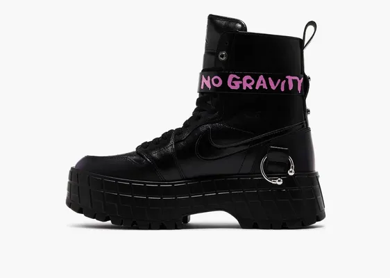 Кроссовки Air Jordan 1 High Brooklyn WMNS «No Gravity» черный