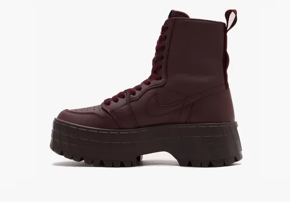 Кроссовки Air Jordan 1 High Brooklyn WMNS «Burgundy Crush» бордовый
