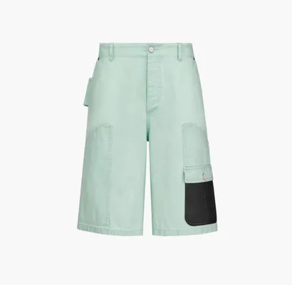 Одежда Dior x Stone Island Bermuda Shorts «Light Green» зеленый