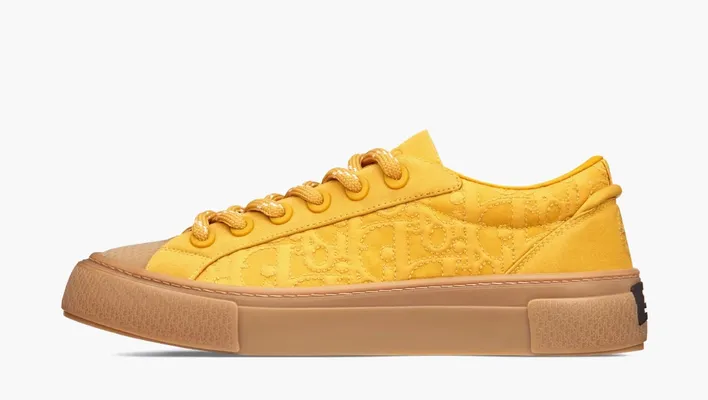 Кроссовки Stone Island x Dior B33 Skateboard Shoes «Yellow» желтый