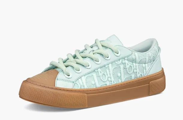 Кроссовки Stone Island x Dior B33 Skateboard Shoes «Green» lightBlue