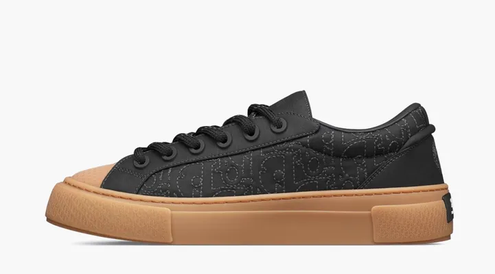 Кроссовки Stone Island x Dior B33 Skateboard Shoes «Black» черный