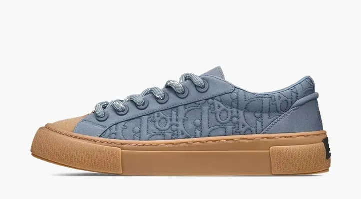 Кроссовки Stone Island x Dior B33 Skateboard Shoes «Blue» синий