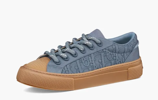 Кроссовки Stone Island x Dior B33 Skateboard Shoes «Blue» синий